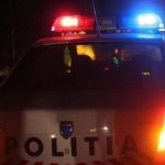 10:47 Mașina POLIȚIEI, răsturnată într-un șanț din Turburea