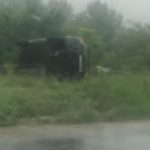 14:13 Accident în Târgu-Jiu. S-a răsturnat cu mașina