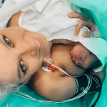 Alina Ceușan a născut după 12 ore de travaliu