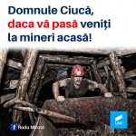19:01 Deputatul Miruță, mesaj pentru premierul Ciucă: Veniți în cariere și termocentrale!