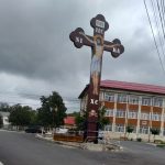 Cruce uriașă, în centrul unui oraș din Gorj